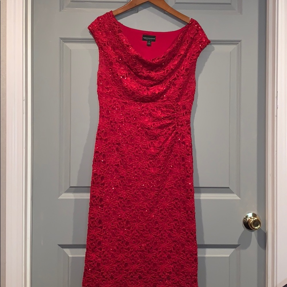 Connected Apparel Formal Red Dress